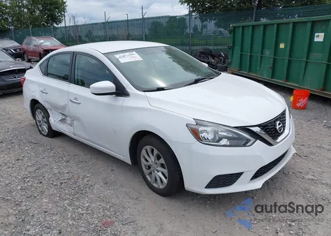 2019 Nissan Sentra Sv из США, поврежденный, VIN 3N1AB7APXKY322546